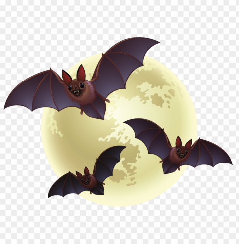 creepy bats halloween Transparent PNG Isolated Item