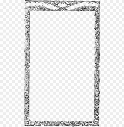 creepy ornate frame PNG images with alpha transparency layer