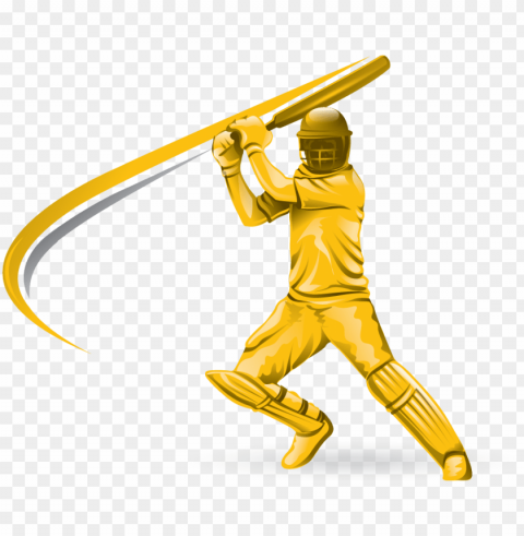 cricket player clipart images - cricket Transparent PNG Isolated Object with Detail