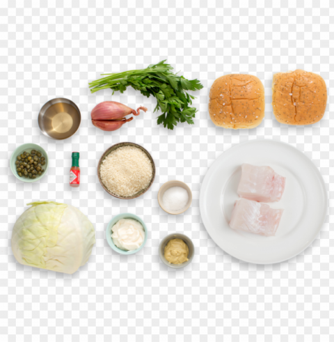 crispy fish sandwiches with coleslaw & homemade tartar - tartar sauce top view Transparent PNG artworks for creativity PNG transparent with Clear Background ID 40e380a3