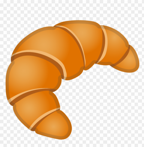 croissant food PNG Isolated Illustration with Clear Background