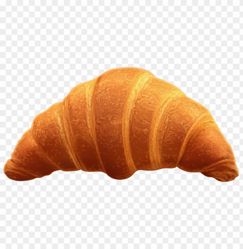 croissant food file PNG Isolated Design Element with Clarity