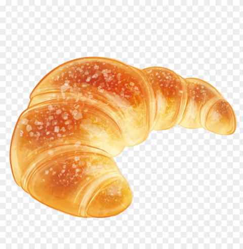 croissant food PNG Image with Transparent Isolated Graphic Element