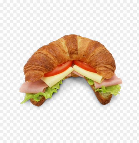 croissant food transparent PNG with Isolated Transparency