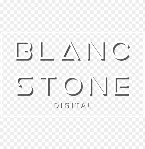 cropped blanc stone big - calligraphy Isolated PNG Element with Clear Transparency