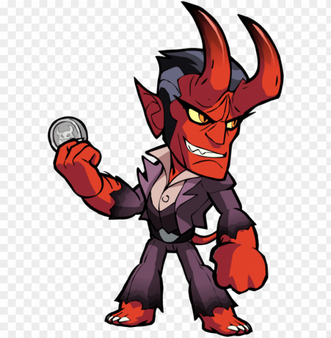cross devil cross classic colors - brawlhalla cross HighResolution Isolated PNG with Transparency