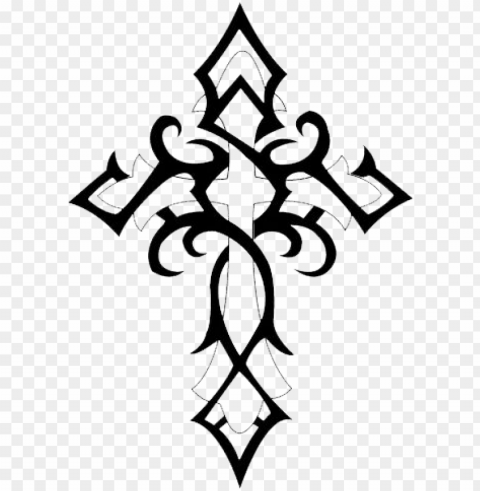 cross gothic tattoo - tribal cross tattoo PNG transparent photos mega collection