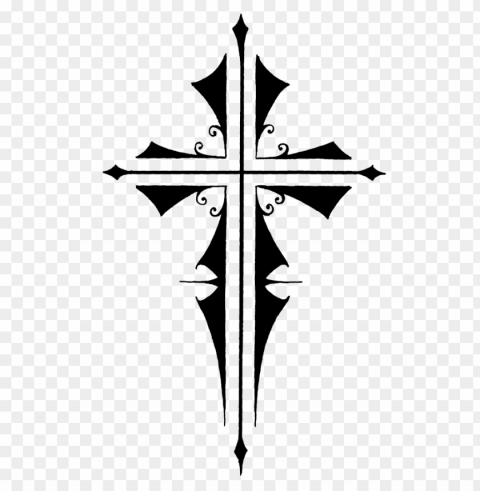 Cross Tatto Transparent Background PNG Clipart