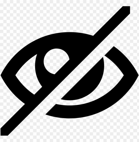 crossed eye icon PNG images with no background essential