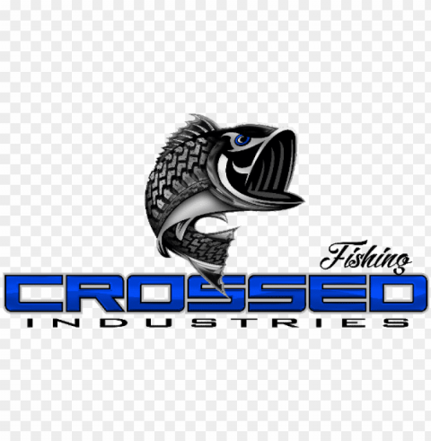 crossed industries introduces the dd26 fishing rod - crossed industries logo PNG graphics with alpha channel pack