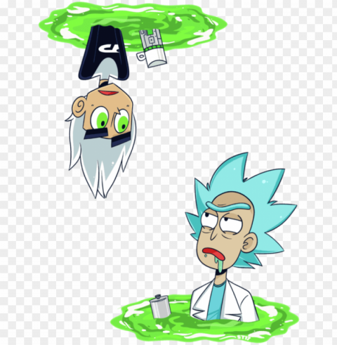 crossover danny phantom and rick and morty image - rick and morty PNG transparent elements compilation