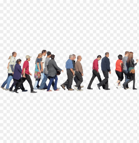 crowd PNG Image Isolated with Transparent Clarity