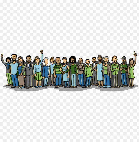 crowd PNG Image Isolated with Transparent Detail