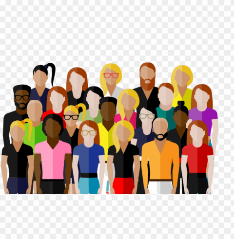 crowd PNG Image with Clear Background Isolation PNG transparent with Clear Background ID 8360c52e