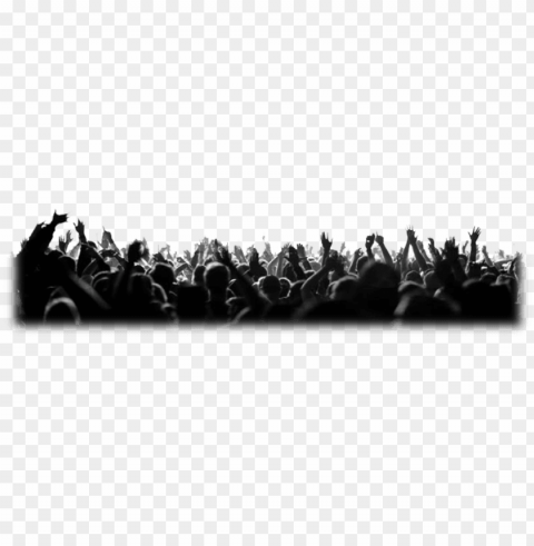 crowd vector worship - premium sound solutions logo Isolated Item with Transparent PNG Background