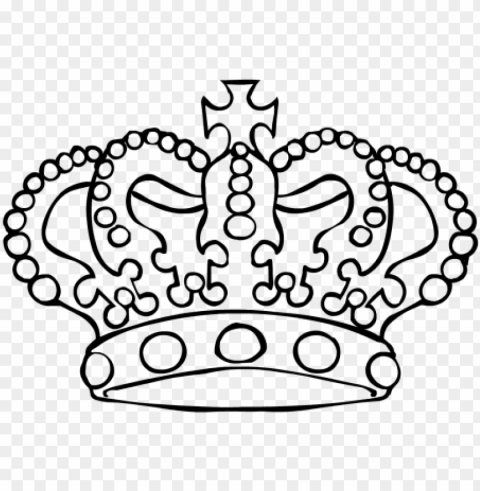 crown outline - crown tattoo design outline PNG Image Isolated on Transparent Backdrop