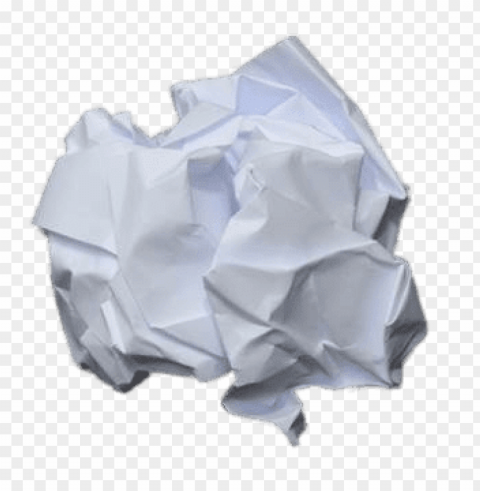 crumpled ball of paper PNG graphics with alpha channel pack