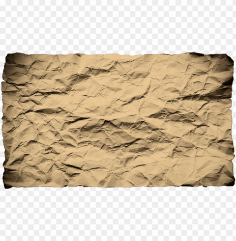 crumpled paper 1080 PNG Isolated Subject on Transparent Background