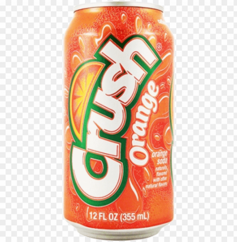 crush orange soda 355 ml cans 12cs - crush orange soda 12 fl oz cans 12 pack Transparent background PNG stock