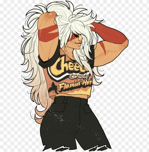 crvnchy clothing human hair color fictional character - jasper fan art steven universe Transparent Background Isolated PNG Icon