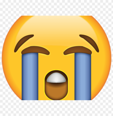 crying emoji clipart - iphone emoji crying face PNG photo without watermark