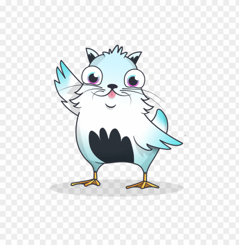 cryptokitty bird PNG Image with Isolated Transparency