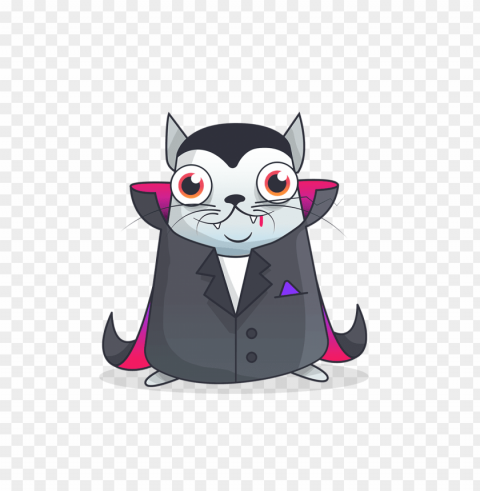 cryptokitty dracula vampire PNG Image with Transparent Cutout
