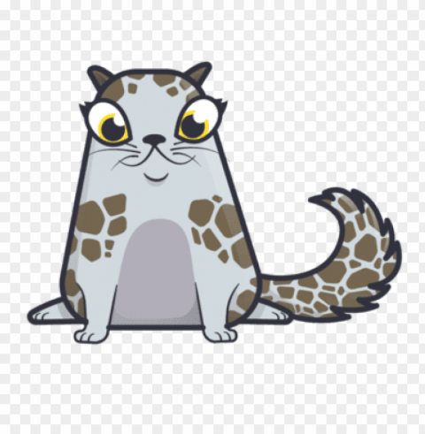 cryptokitty grey brown PNG Image with Transparent Isolated Design