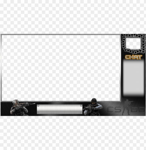 csgo3 - stream overlay with chat no facecam PNG pictures with no backdrop needed