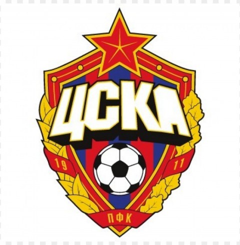 cska moscow logo vector Clear Background PNG Isolated Design Element