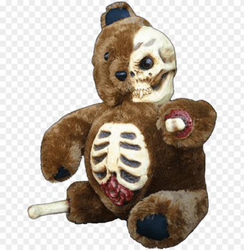 cuddly dead bear corpse - zombie teddy bear PNG Image Isolated with HighQuality Clarity