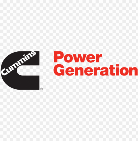 cummins power generation - cummins power generation logo Clear Background Isolated PNG Illustration