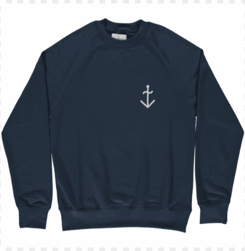 Cunha Navy White Logo Front Cb V1543082949 - Sweater Transparent PNG Graphic With Isolated Object