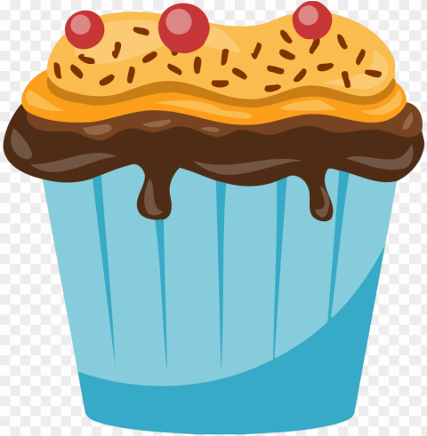 cupcake birthday cake- cupcake birthday cake Transparent PNG Object Isolation