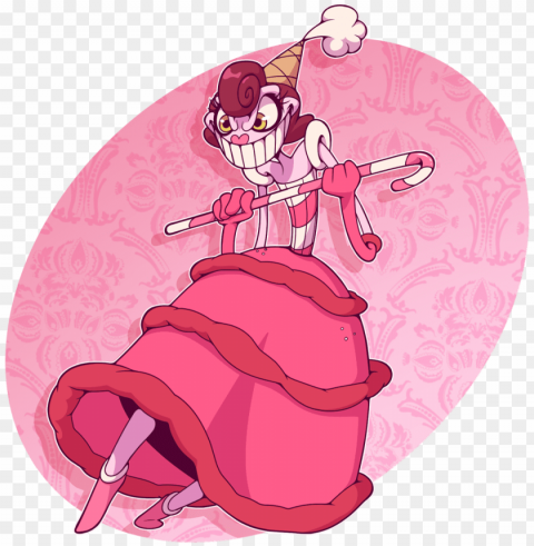 #cuphead #sugarlandshimmy pic - cuphead baroness von bon bon rule 34 Clean Background Isolated PNG Art