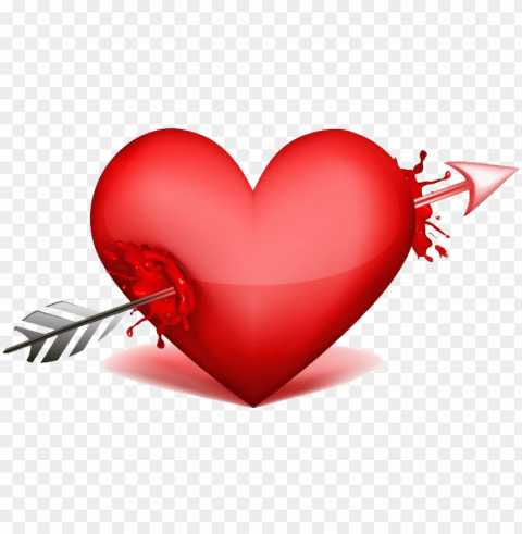 Cupids Arrow Can Strike At Any Time - Heart With Arrow Transparent PNG Graphics Complete Collection