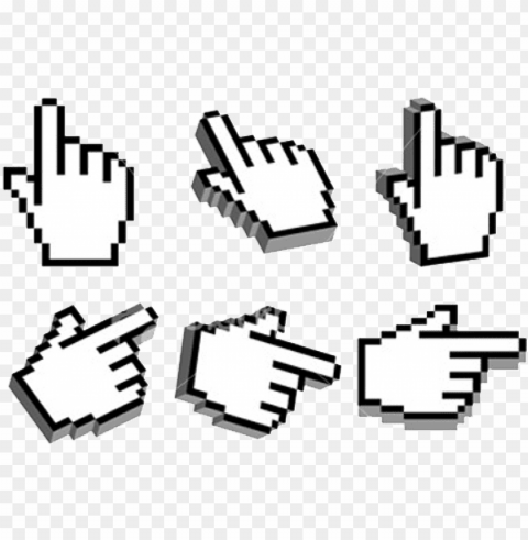 cursor hand pic - hand cursor PNG files with clear backdrop collection