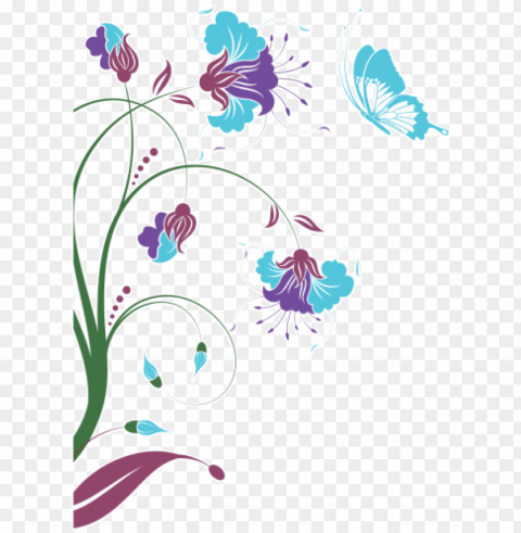 curtido curtir compartilhar - floral border designs PNG images with no background free download