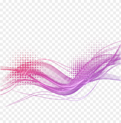 curve waves lines purple pink pattern dynamic PNG files with transparent elements wide collection