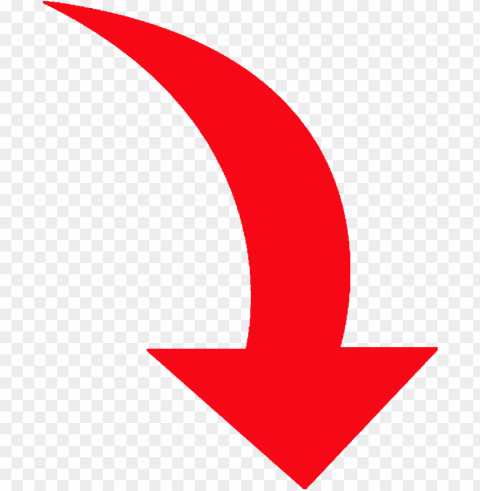 curved red arrow Transparent PNG images for design