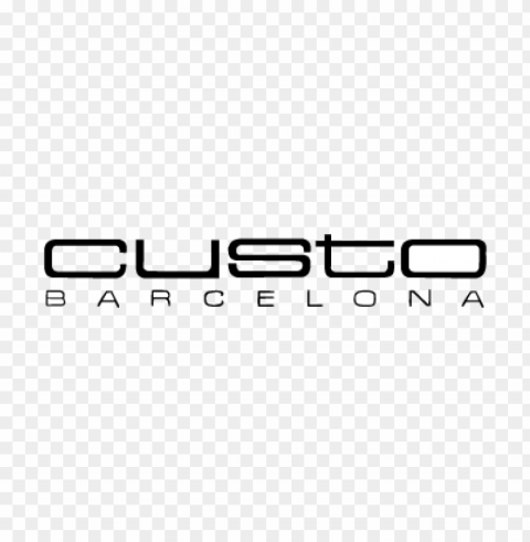 custo barcelona vector logo Isolated Object on Transparent PNG