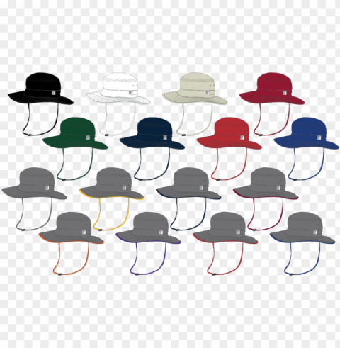 custom bucket hats PNG pictures with no background