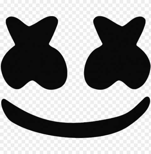 custom marshmello face tank top - marshmello logo PNG graphics with clear alpha channel collection