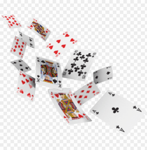 custom playing cards - playing card flying Isolated Graphic on HighQuality Transparent PNG
