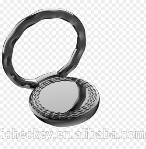 Customised Metal Finger Ring Phone Holder Patent - Mobile Phone Clear Background PNG Isolated Design Element