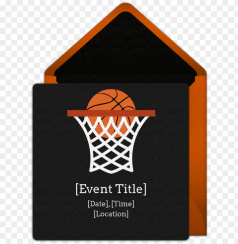 customizable free basketball net online invitations - basketball hoop king duvet Transparent Cutout PNG Isolated Element