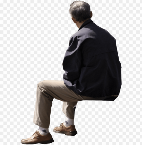 cut out people people people sitting entourage - person sitting back PNG photo