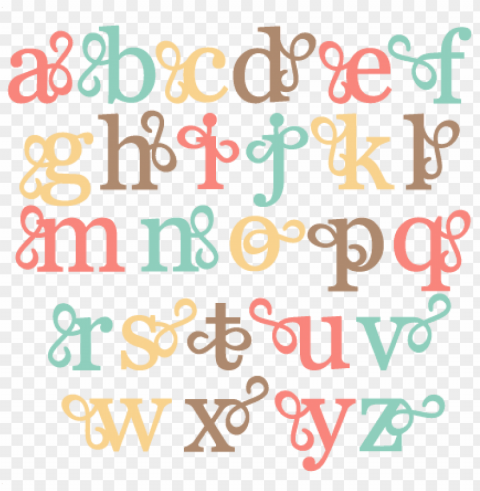 cute alphabet PNG images with high-quality resolution