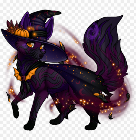 cute animal animals wolf fox witch halloween scary PNG files with clear background collection PNG transparent with Clear Background ID 1cf6ac6c