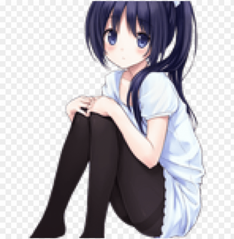 cute anime girl sitti PNG images with alpha transparency free